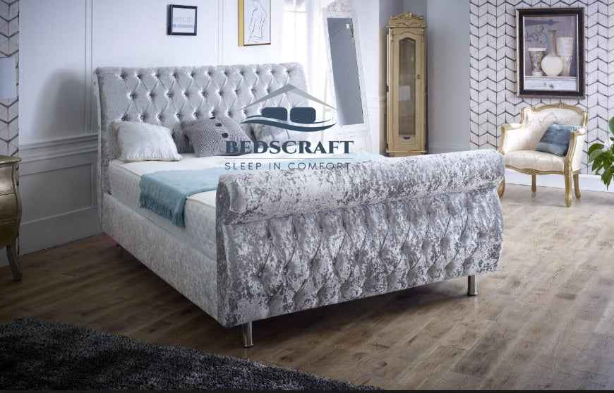 Swan Sleigh Bed
